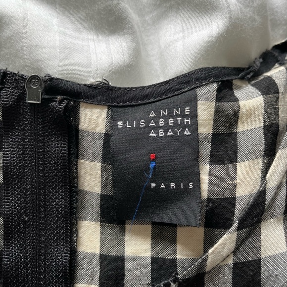 Vintage Checkered Dress Anne Elisabeth Abaya - Picture 3 of 10